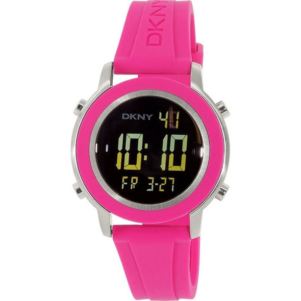 DKNY Soho Women's Pink Silicone Quartz Watch NY2324