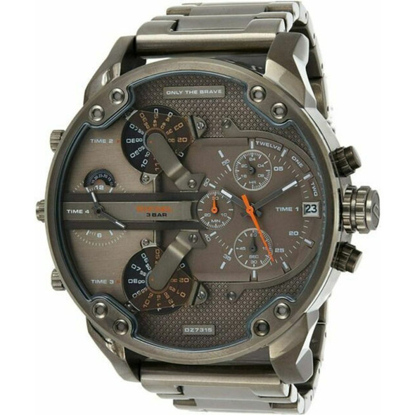 Diesel Mr. Daddy 2.0 Men's Grey Stainless Steel Quartz Watch DZ7315
