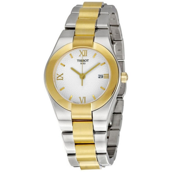 Tissot T-Trend Women's Two-Tone Stainless Steel Quartz Watch T043.210.22.038.00
