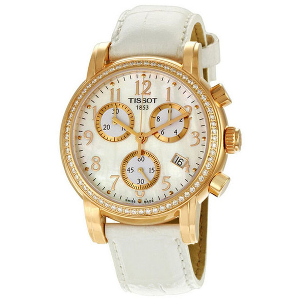 Tissot Dressport Women's White Leather Quartz Watch T050.217.36.112.01