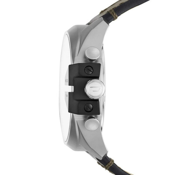 Diesel Mega Chief Men's Brown Leather Quartz Watch DZ4464