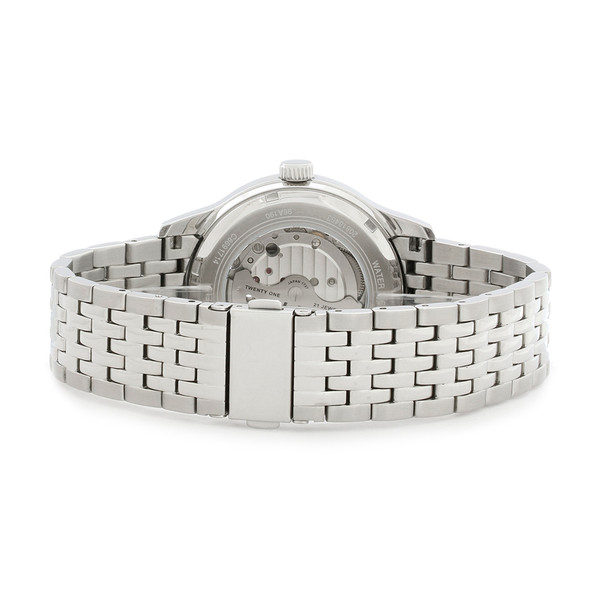 Bulova Automatic Men's 21 Jewels Stainless Steel Charcoal Dial Watch 96A190