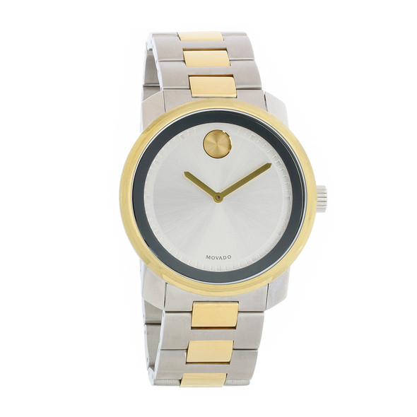 Movado Bold Men's Two Tone Stainless Steel Swiss Quartz Watch 3600431
