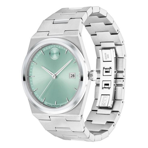 Movado BOLD Quest Blue Dial Stainless Steel Men's Quartz Watch 3601243