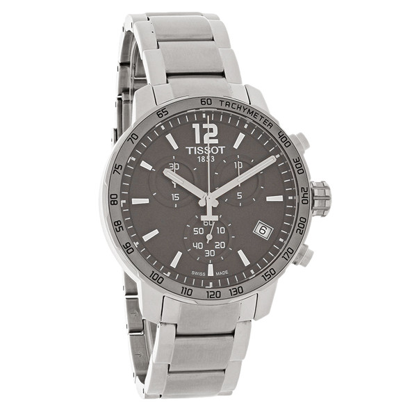 Tissot Quickster Mens Charcoal Swiss Chronograph Quartz Watch T095.417.11.067.00