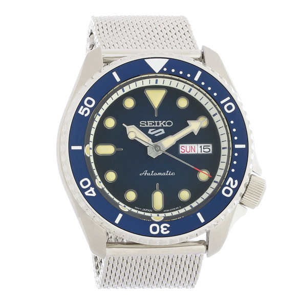 Seiko 5 Men's Stainless Steel Day/Date Automatic Watch SRPD71