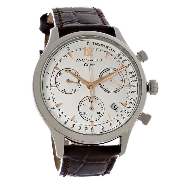 Movado Heritage Circa Series Men's Swiss Chronograph Quartz Watch 3650108