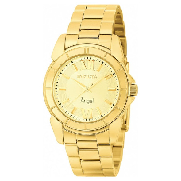 Invicta Angel Women's Gold-Tone Dial Quartz Watch 0459