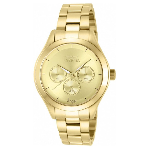 Invicta Angel Women's Gold-Tone Dial Quartz Watch 12466
