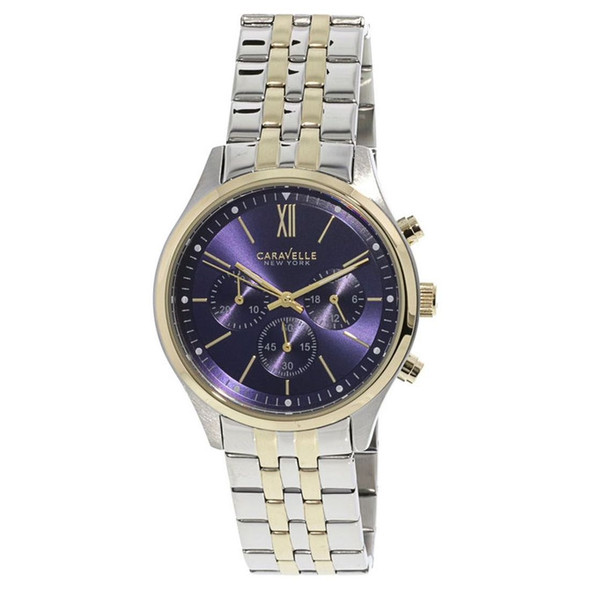 Bulova Caravelle Men's Blue Dial Quartz Watch 45A131