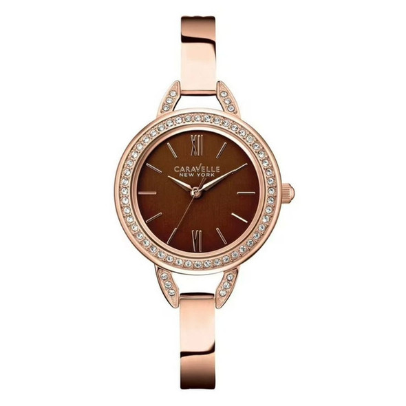 Bulova Caravelle Women's Brown Dial Quartz Watch 44L134
