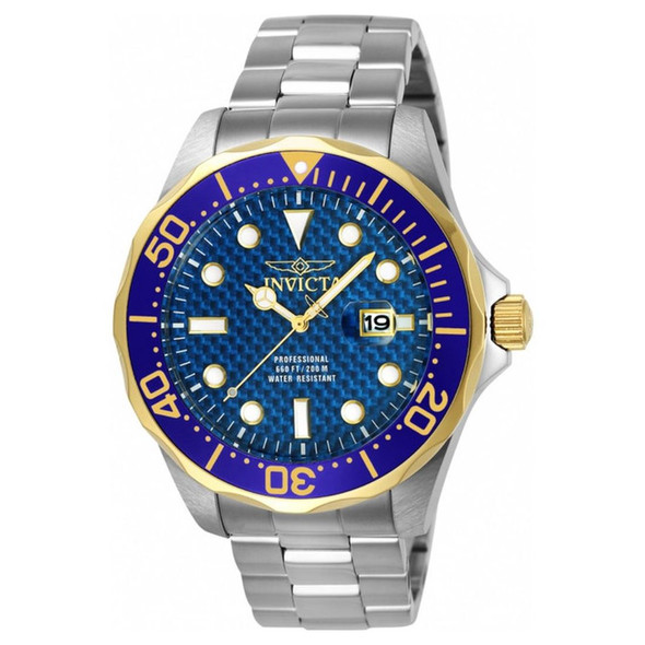 Invicta Pro Diver Men's Blue Dial Quartz Watch 12566