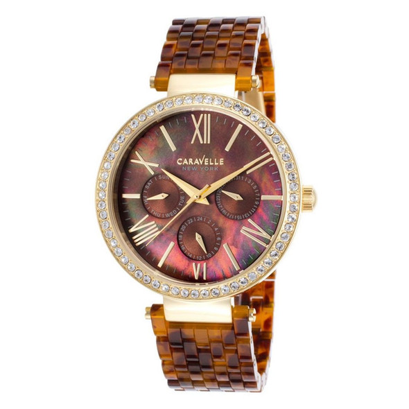 Bulova Caravelle Women's Brown Dial Quartz Watch 44N102