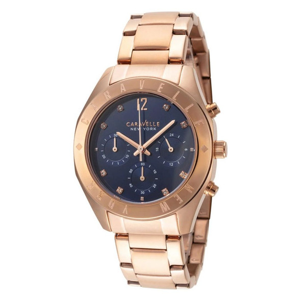 Bulova Caravelle Women's Blue Dial Quartz Watch 44L192