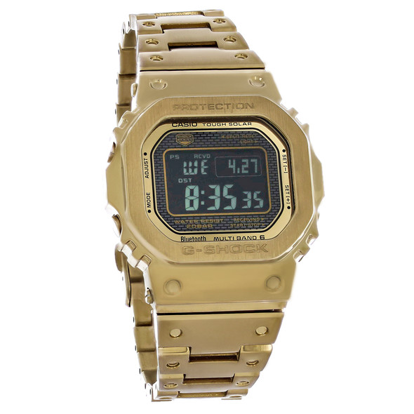Casio G-Shock Men's Gold Tone PVD Stainless Bluetooth Quartz Watch GMWB5000GD-9