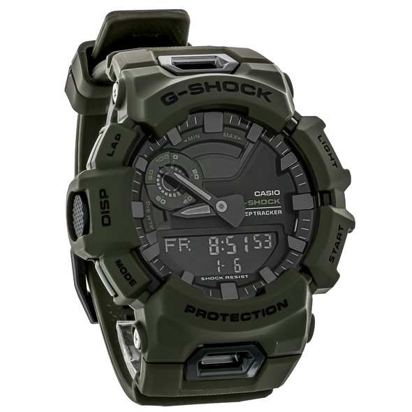 Casio G-Shock Men's Bluetooth Green Resin Chronograph Quartz Watch GBA900UU-3A