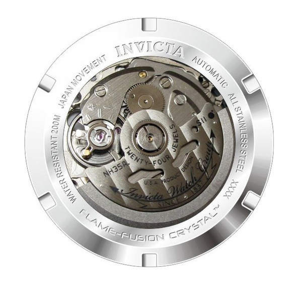 Invicta Pro Diver Men's Automatic White Dial Stainless Steel Watch 10498