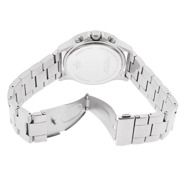 Bulova Caravelle Men's Black Dial Quartz Watch 43A115