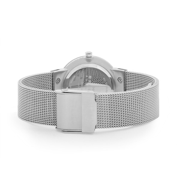 Skagen Freja Women's Crystal Silver Dial Mesh Bracelet Quartz Watch 358SSSD