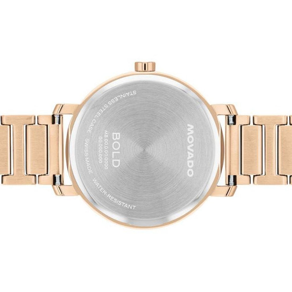 Movado BOLD Evolution 2.0 Women's Gold Dial Quartz Watch 3601266