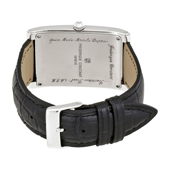 Frederique Constant Carree Men's Silver Dial Quartz Watch FC-220MC4C26