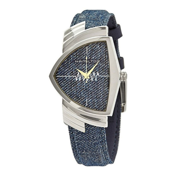 Hamilton Ventura Jeans Unisex Blue Dial Quartz Watch H24411941