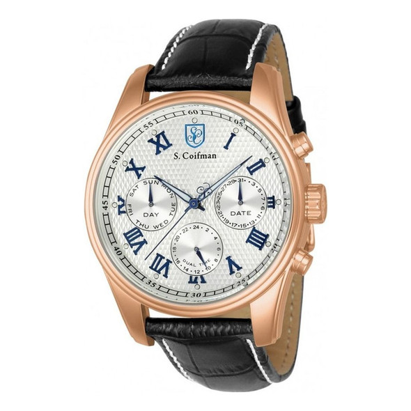 S.Coifman Heritage Men's Silver Dial Quartz Watch SC0401