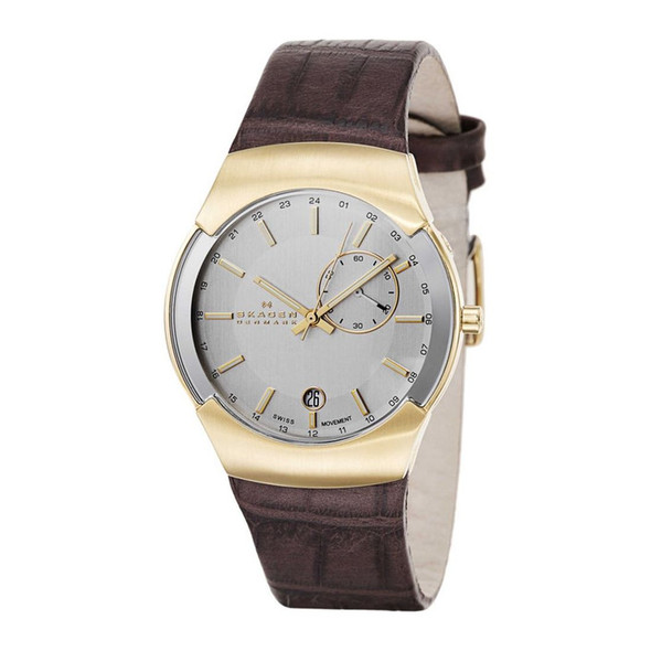 Skagen Black Label Men's Silver Dial Quartz Watch 983XLGLD