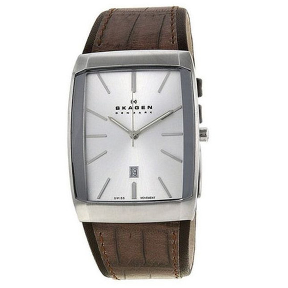 Skagen Black Label Men's Silver Dial Quartz Watch 984LSLD