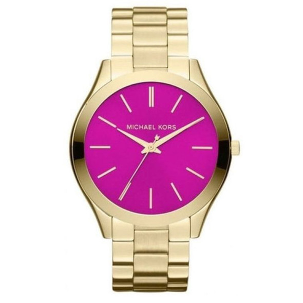 Michael Kors Slim Runway Women's Pink Dial Quartz Watch MK3264