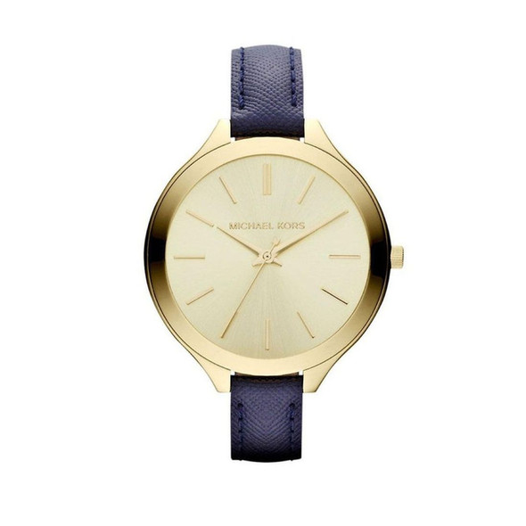 Michael Kors Slim Runway Women's Gold Dial Quartz Watch MK2285