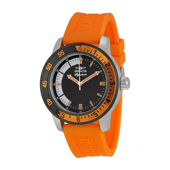 Invicta Signature II Men's Black Dial Quartz Watch 7466