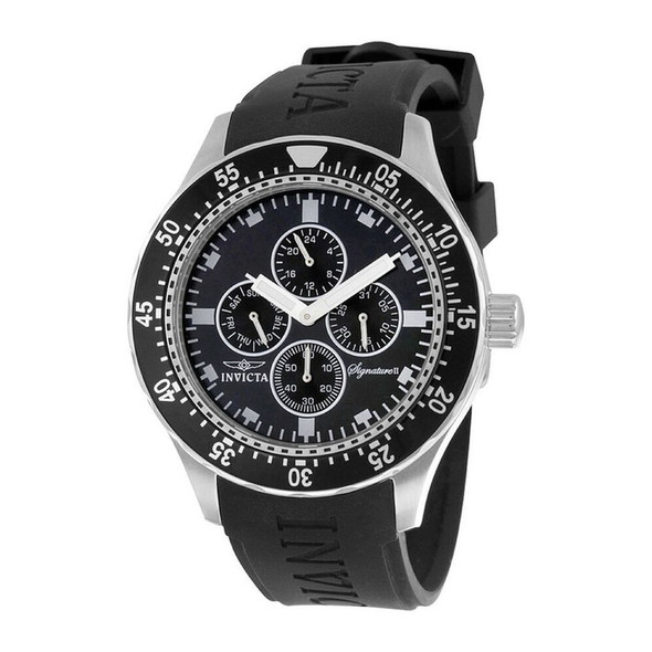 Invicta Signature II Chronograph Men's Black Dial Quartz Watch 7401
