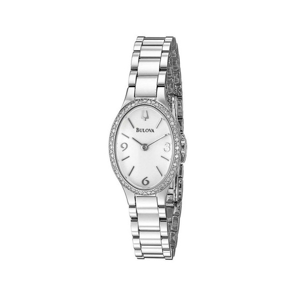 Bulova Diamonds Collection Women's Silver Dial Quartz Watch 96R191