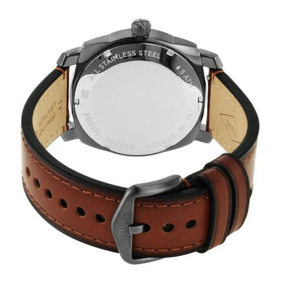 Fossil Machine Men's Grey Dial Quartz Watch FS5900