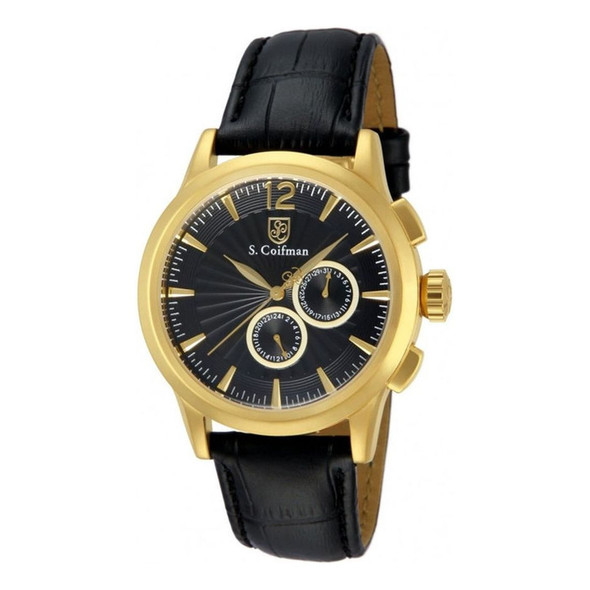 S.Coifman Heritage Men's Black Dial Quartz Watch SC0263