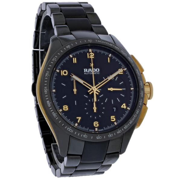 Rado HyperChrome Men's Black Ceramic Chronograph Automatic Watch R32111162