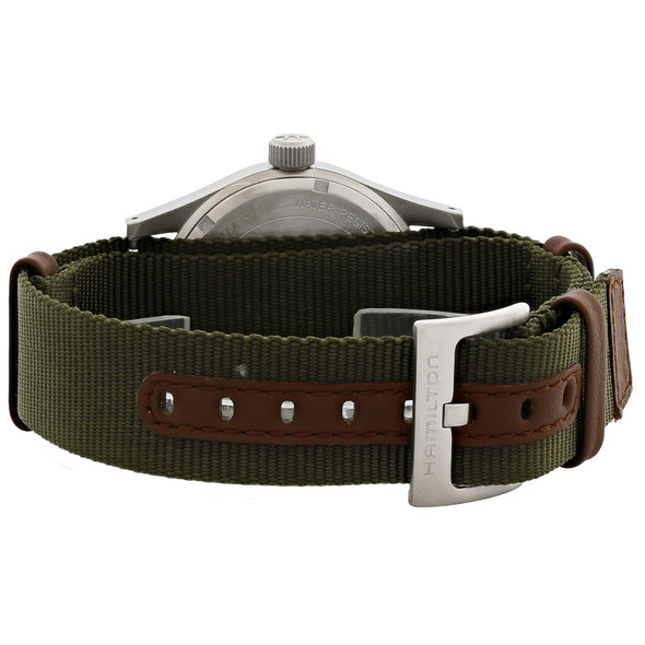 Hamilton Khaki Field Mechanical Stainless Steel White Dial Watch H69439411