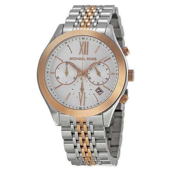 Michael Kors MK5763 Women's Brookton Quartz White Dial Watch