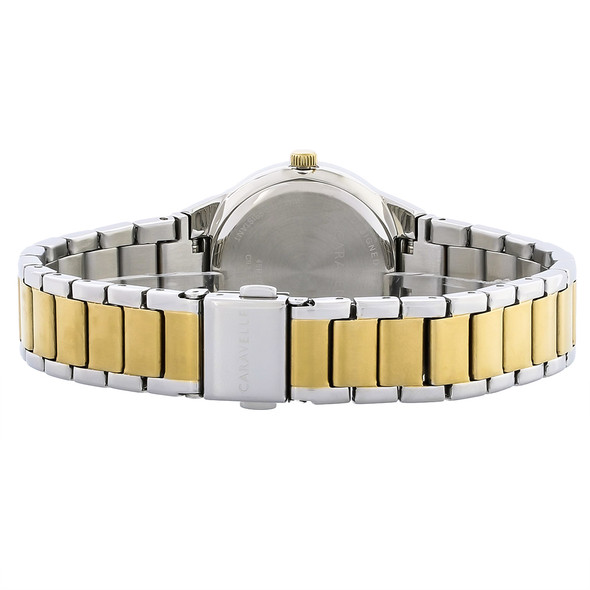 Caravelle By Bulova Modern Women's Two-Tone Stainless Quartz Watch 45P108