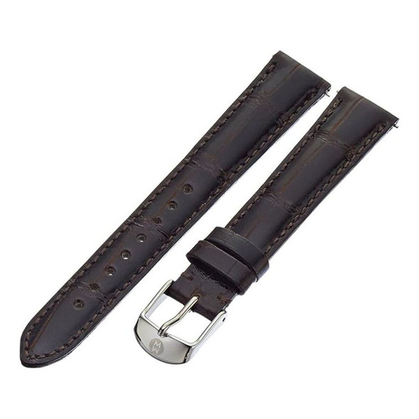 Michele Women's 16mm Espresso Alligator Watch Strap MS16AA010206