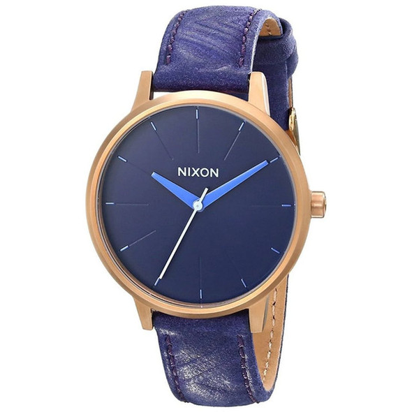 Nixon Kensington Women's Purple Leather Quartz Watch A108-1674