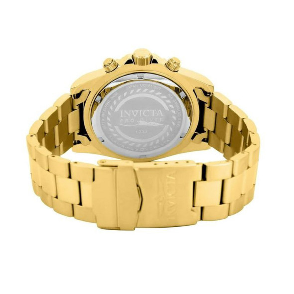 Invicta Pro Diver Men's Quartz Gold Stainless Steel Watch 1774