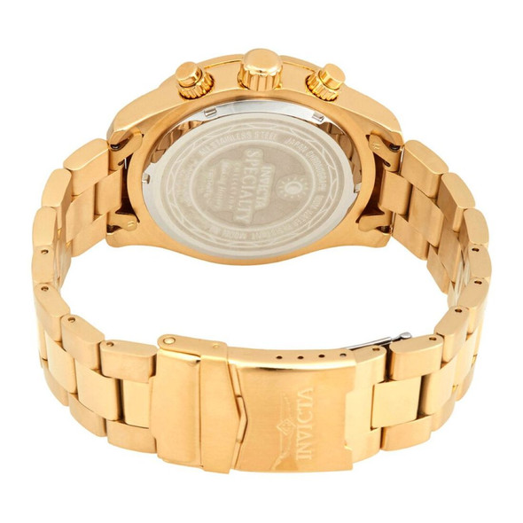 Invicta Specialty Men's Quartz Gold Stainless Steel Watch 17751