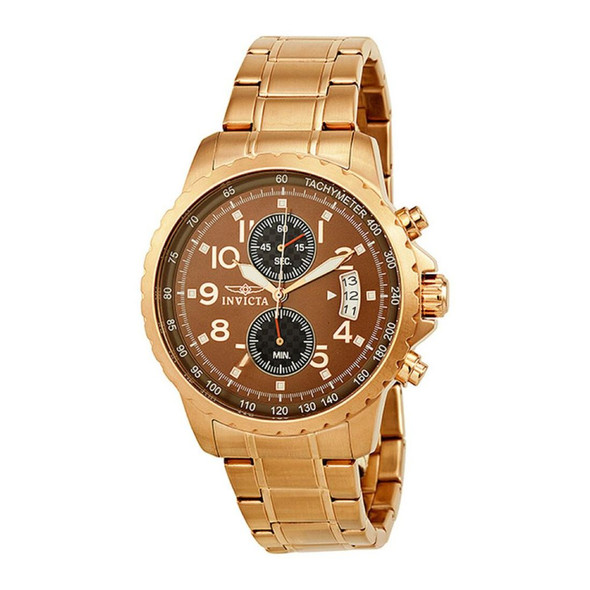 Invicta Specialty Men's Quartz Rose Gold Stainless Steel Watch 13786