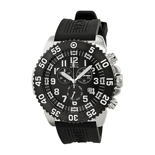 Invicta Pro Diver Men's Quartz Black Rubber Watch 12530