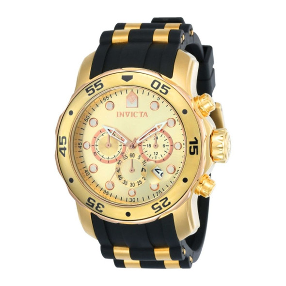 Invicta Pro Diver Scuba Men's Quartz Black Rubber Watch 17884