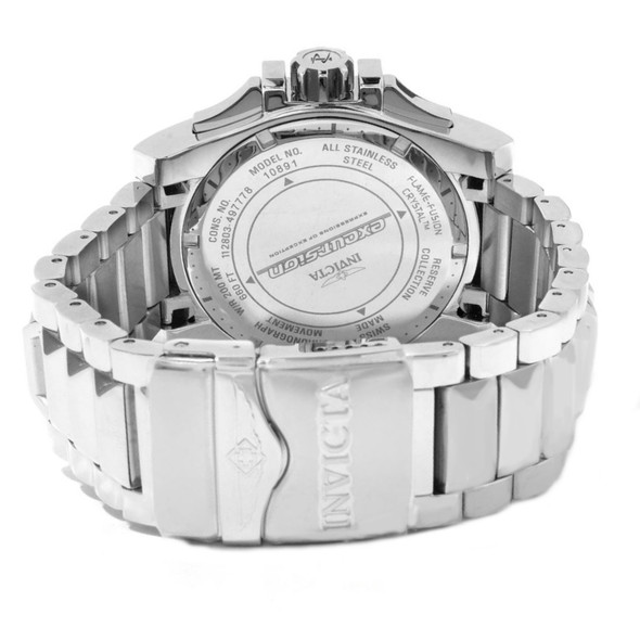 Invicta Reserve Excursion Men's Quartz Silver Stainless Steel Watch 10891