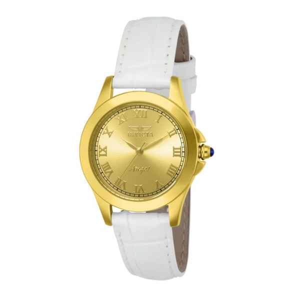 Invicta Angel Women's Quartz White Leather Watch 14805