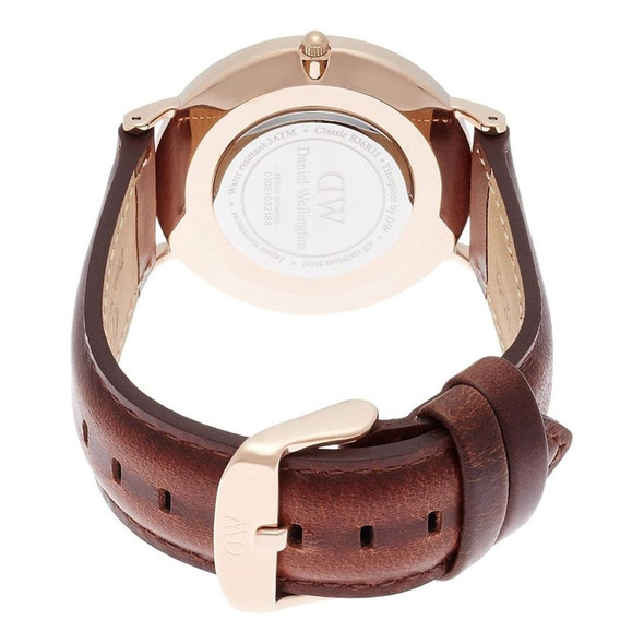 Daniel Wellington Classic Bristol Women's Quartz Brown Leather Watch 0511DW